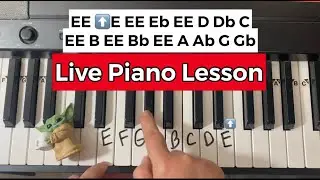 How To Play Piano With Two Hands For Beginners / Live Piano Lesson