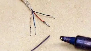 How to solder earphones wires as normal wires