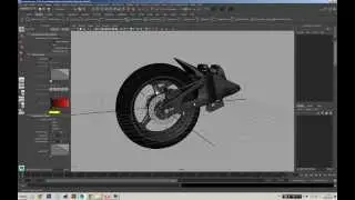 Maya 2015 -  Basic Tire Rig example tutorial with Node Editor (no audio)