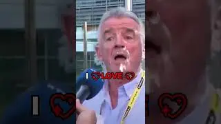 Ryanair CEO Hit with CREAM CAKE (He likes it anyway lol...)