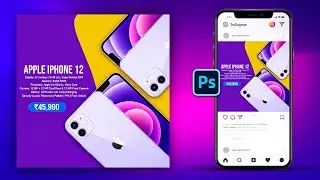 Create an Eye Catching Product Banner Design | Photoshop 2024