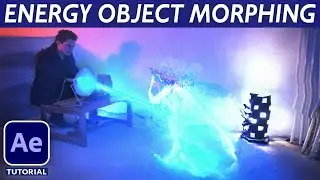 CREATE ENERGY BLAST + OBJECT MORPHING! - After Effects VFX Tutorial