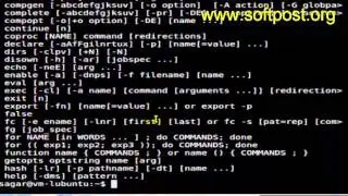 How to get the list of all internal commands in Debian