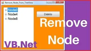 VB.Net Tutorial - How to Remove Treeview Selected Node in VB.Net