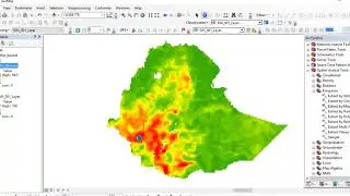 How to Make NetCDF Raster Layer and Extract Region of Interest in ArcMap