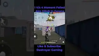 TRY HARD || NEVER TRUST AUTO AIM DEFAULT|| 1 V/S 4 MOMENT FAILED