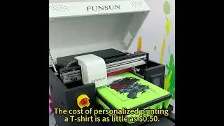 Why FUNSUN DTG Tshirt printer can sell 2000 pcs each year ?