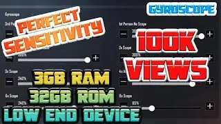 Best Sensitivity Setting  For Low End Device Hindi [PUBG MOBILE ]