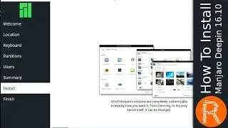How To Install Manjaro Deepin 16.10