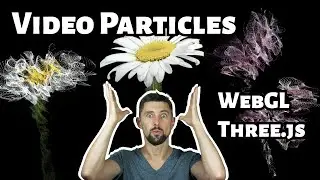 Video exploding to particles, m-trust.co.jp with Three.js and WebGL #44