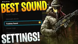 * SECRET SETTING * To INCREASE FOOTSTEP AUDIO 🔊 (BEST Console Sound Settings in WARZONE