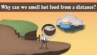 Diffusion - Why can we smell hot food from a distance? | 