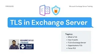 TLS in Exchange Server 2019 / 2016 | how to setup TLS | opportunistic TLS, Force TLS | Demo