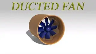 ✅💯✅ Catia Model for Ansys # 32 : Ducted Fan with Airfoil Cross-Section Blades and Duct