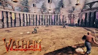 Valheim: Defeating the Gladiator in the Colosseum (ArenaWorld PvP Server)