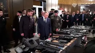 Russian President Putin visits Chechen Republic