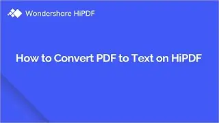 How to Convert PDF to HTML for Free Online | HiPDF