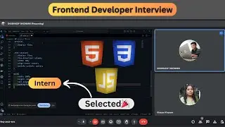 Frontend Interview || HTML, CSS and JavaScript || Mock Interview #7