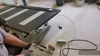 Подрез двери по высоте.