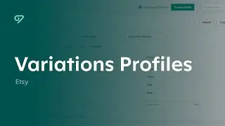 Variations Profiles for Etsy in Vela