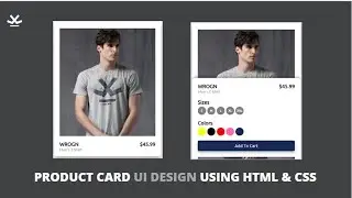 CREATIVE PRODUCT CARD UI DESIGN || UX DESIGN || E-COMMERCE PRODUCT CARDS DESIGN USING HTML & CSS