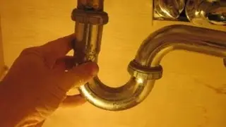How to Clean Out a Sink P-Trap, and Replace Compression Washers