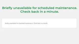 Briefly unavailable for scheduled maintenance. Check back in a minute. WordPress Error Fixed