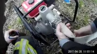 Тушение пожара в СНТ «Зенино»