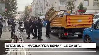 İstanbul -  Avcılar’da esnaf ile zabıta arasında arbede