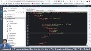 SAPUI5 Complex Actions - Overview, Architecture of File Uploader and Starting With Pull to Refresh