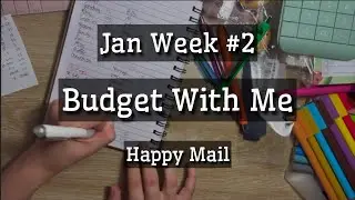 Budget With Me | Jan Week 2 | Happy Mail | 14-01-2025