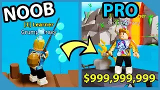 Noob VS Roblox Fishing Simulator