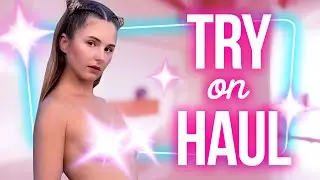 (4K) Huge Swimsuit Try on |  Micro bikini | Swimwear | Bikini Try on Haul with mirror view