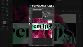 Make images interact with text in Adobe Photoshop 