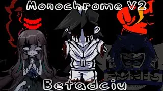 Monochrome V2 But Everyone Sings it [FNF]