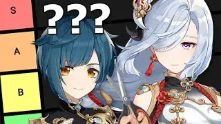 Ranking Genshin HAIRSTYLES with my Best Friend?!