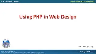 31002-Using PHP in Web Design.