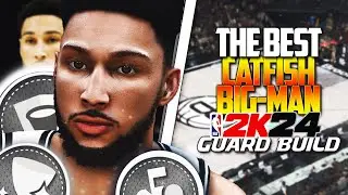 THE BEST 6'8 *CATFISH* BIGMAN POINT GUARD BUILD IN NBA 2K24 W/ 92 POST CONTROL & 87 BLOCK + SHOOTING