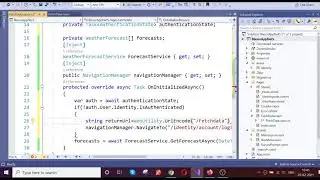 How to obtain authentication  state data in c# code in blazor