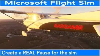 Flight Simulator 2020 HOW TO create a REAL PAUSE for the simulator!