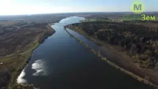 Обзор дачного поселка с высоты птичьего полета.