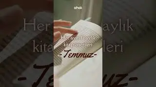 TEMMUZ AYI KİTAP ÖNERİLERİ