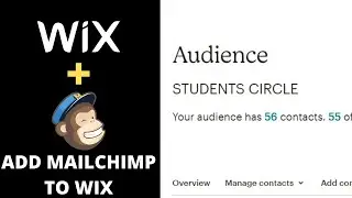 How to Add Mailchimp to Wix Website? Mailchimp Tutorial