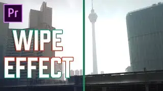 How to create a before and after wipe effect in premiere pro
