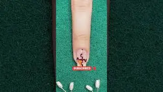 Different colors nail art design trick #shorts
