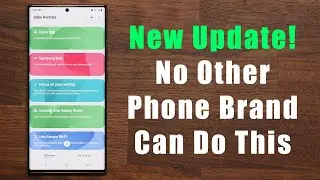 New Samsung Galaxy Smartphone Update - No Other Phone Brand Can Do This