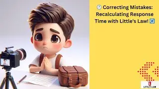 🕐 Correcting Mistakes: Recalculating Response Time with Little's Law! 🔄