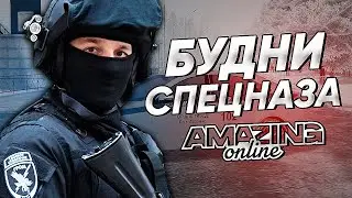 БУДНИ СПЕЦНАЗА! КАК РАБОТАЕТ ОСН ГРОМ ПОЛИЦИИ МВД на AMAZING RP в GTA CRMP