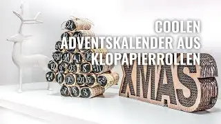 COOLEN ADVENTSKALENDER AUS KLOPAPIERROLLEN (DIY) 🎄 🗓 ✂️🧻