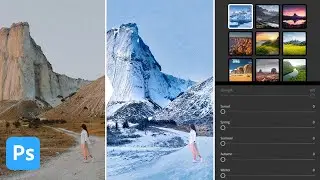 Testing the NEW Landscape Mixer Neural Filter in Photoshop 2022!